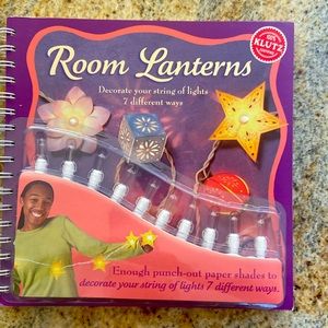 NWT Klutz Room Lanterns decorate your own string of lights